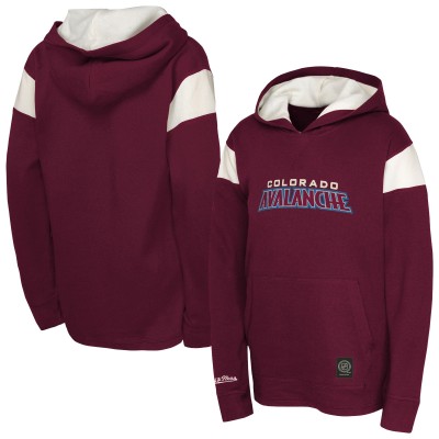 Толстовка Подростковая Colorado Avalanche Burgundy Thermal Lightweight