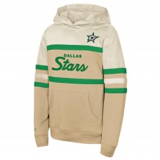 Подростковая Dallas Stars Mitchell & Ness Tan Head Coach Pullover Hoodie