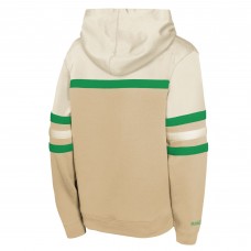 Подростковая Dallas Stars Mitchell & Ness Tan Head Coach Pullover Hoodie