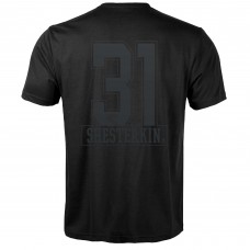 Футболка New York Rangers Igor Shesterkin Levelwear Black Richmond Darkside Name & Number