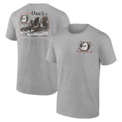 Футболка Anaheim Ducks Heather Gray Glory Skates
