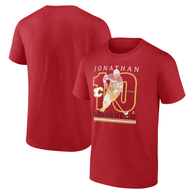 Calgary Flames Jonathan Huberdeau Red Player Show T-Shirt