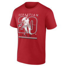 Футболка Carolina Hurricanes Sebastian Aho Red Show Футболка Carolina Hurricanes Sebastian Aho Red Show