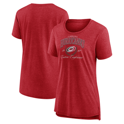 Женская Футболка Carolina Hurricanes Red Reign Supreme Tri-Blend