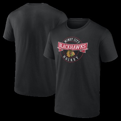 Футболка Chicago Blackhawks Black Honor Circle