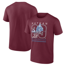 Футболка Colorado Avalanche Nathan MacKinnon Burgundy Player Show Футболка Colorado Avalanche Nathan MacKinnon Burgundy Player Show