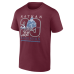 Футболка Colorado Avalanche Nathan MacKinnon Burgundy Player Show
