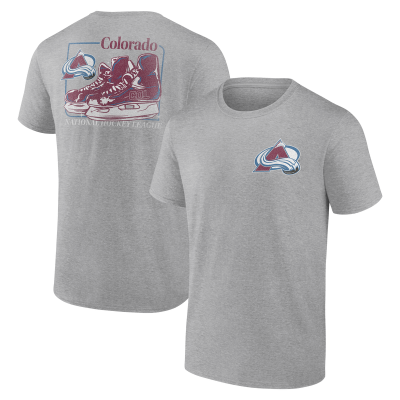 Футболка Colorado Avalanche Heather Gray Glory Skates