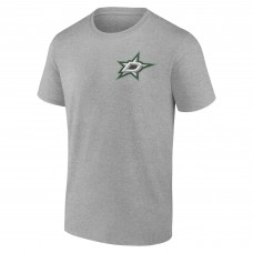 Dallas Stars Heather Gray Glory Skates T-Shirt