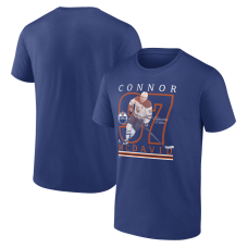 Футболка Edmonton Oilers Connor McDavid Royal Player Show Футболка Edmonton Oilers Connor McDavid Royal Player Show
