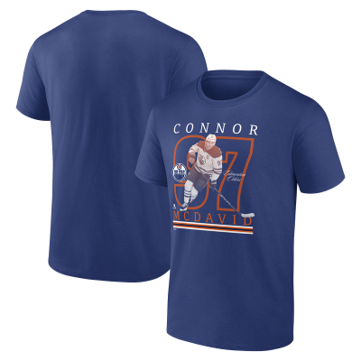 Футболка Edmonton Oilers Connor McDavid Royal Player Show