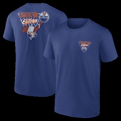 Футболка Edmonton Oilers Royal Net Slap