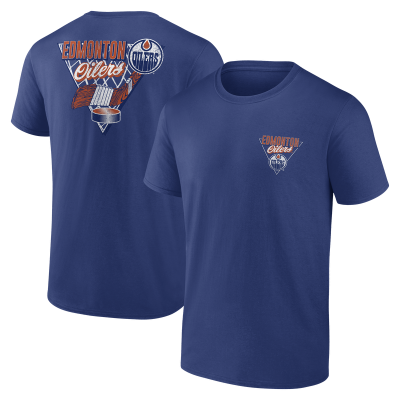 Футболка Edmonton Oilers Royal Net Slap
