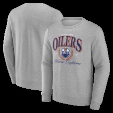 Edmonton Oilers Gray Reign Supreme Pullover Sweatshirt