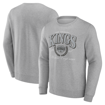 Los Angeles Kings Gray Reign Supreme Pullover Sweatshirt