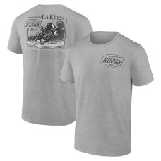 Los Angeles Kings Heather Gray Glory Skates T-Shirt Los Angeles Kings Heather Gray Glory Skates T-Shirt