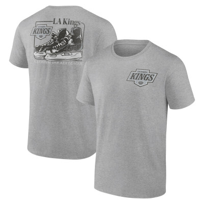Los Angeles Kings Heather Gray Glory Skates T-Shirt