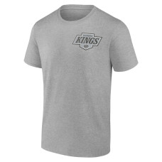 Los Angeles Kings Heather Gray Glory Skates T-Shirt Los Angeles Kings Heather Gray Glory Skates T-Shirt