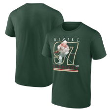 Футболка Minnesota Wild Kirill Kaprizov Green Player Show