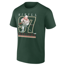 Футболка Minnesota Wild Kirill Kaprizov Green Player Show