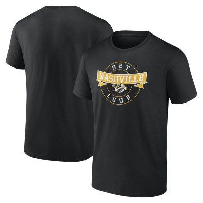 Nashville Predators Black Honor Circle T-Shirt
