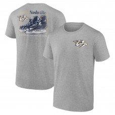 Nashville Predators Heather Gray Glory Skates T-Shirt