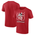 Футболка New Jersey Devils Jack Hughes Red Player Show