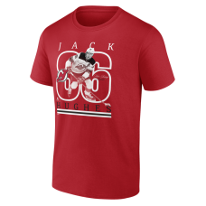 Футболка New Jersey Devils Jack Hughes Red Player Show