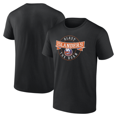 New York Islanders Black Honor Circle T-Shirt