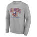 New York Islanders Gray Reign Supreme Pullover Sweatshirt