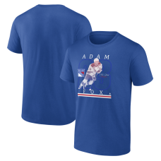 Футболка New York Rangers Adam Fox Blue Player Show Футболка New York Rangers Adam Fox Blue Player Show