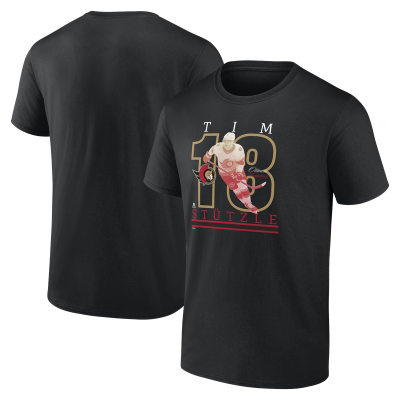 Ottawa Senators Tim Stutzle Black Player Show T-Shirt