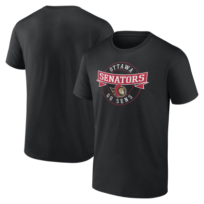 Ottawa Senators Black Honor Circle T-Shirt
