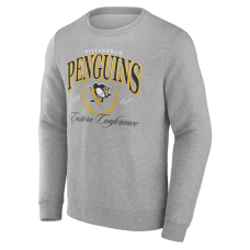 Pittsburgh Penguins Gray Reign Supreme Pullover Sweatshirt