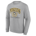 Pittsburgh Penguins Gray Reign Supreme Pullover Sweatshirt
