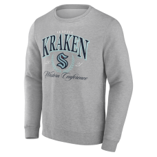 Seattle Kraken Gray Reign Supreme Pullover Sweatshirt