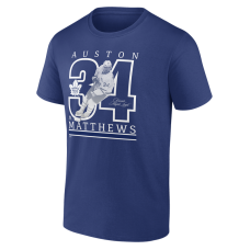 Toronto Maple Leafs Auston Matthews Blue Player Show T-Shirt
