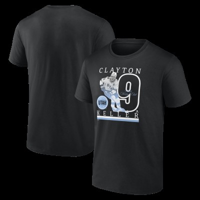 Футболка Utah Hockey Club Clayton Keller Black Player Show