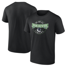 Vancouver Canucks Black Honor Circle T-Shirt