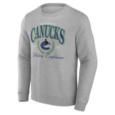 Vancouver Canucks Gray Reign Supreme Pullover Sweatshirt