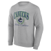 Vancouver Canucks Gray Reign Supreme Pullover Sweatshirt