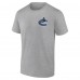 Vancouver Canucks Heather Gray Glory Skates T-Shirt