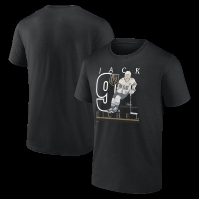 Футболка Vegas Golden Knights Jack Eichel Black Player Show