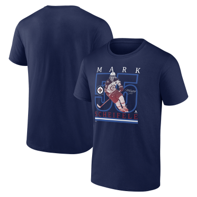Футболка Mark Scheifele Winnipeg Jets Player Show - Navy