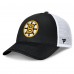 Бейсболка Boston Bruins Fanatics Black/White Core Primary Logo Trucker