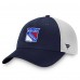 Бейсболка New York Rangers Fanatics Blue/White Core Primary Logo Trucker
