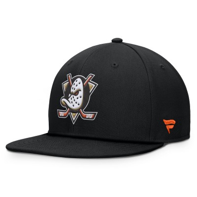 Бейсболка Anaheim Ducks Fanatics Black Primary Logo