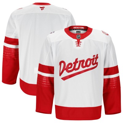 Игровая джерси Detroit Red Wings Fanatics White 2025 NHL Stadium Series Authentic Pro
