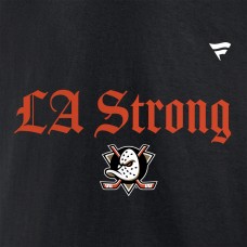 Футболка Unisex Anaheim Ducks Fanatics Black LA Strong