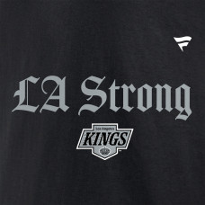 Unisex Los Angeles Kings Fanatics Black LA Strong T-Shirt Unisex Los Angeles Kings Fanatics Black LA Strong T-Shirt